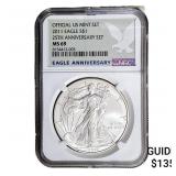 2011 Silver Eagle NGC MS69 25th Anniversary