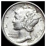 1921 Silver Mercury Dime NEARLY UNCIRCULATED