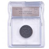 VOC N.E. INDIES Duit ICG Genuine