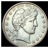 1912-D Silver Barber Half Dollar UNCIRCULATED