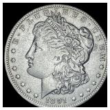 1891-O Silver Morgan Dollar NEARLY  UNCIRCULATED