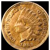 1863 Indian Head Cent CLOSELY UNCIRCULATED