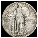 1926-S Silver Standing Liberty Quarter NEARLY UNCI