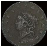 1831 Coronet Head Large Cent NEARLY UNCIRCULATED