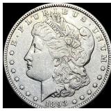 1893 Silver Morgan Dollar CLOSELY  UNCIRCULATED