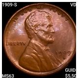 1909-S VDB Wheat Cent CHOICE BU
