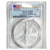 2022-W Silver Eagle PCGS MS69