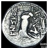 260-167/98 BC Illyria Silver Drachm NEARLY UNCIRCU
