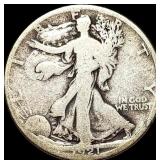1921-D Walking Liberty Half Dollar NICELY  CIRCUL