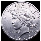 1927-S Silver Peace Dollar CLOSELY UNCIRCULATED