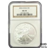 2006 Silver Eagle NGC MS70