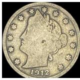 1912-S Liberty Head Nickel NICELY CIRCULATED