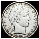 1900-O Silver Barber Half Dollar NEARLY  UNCIRCUL