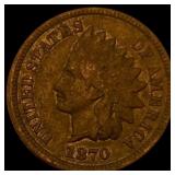1870 Indian Head Cent CHOICE AU