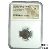 Romano-Gallic Tetricus II, AD 274 BI Double-Denar