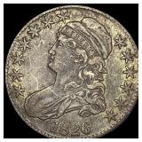 1826 Capped Bust Half Dollar NEARLY  UNCIRCULATED