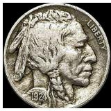 1924-D Buffalo Nickel NEARLY UNCIRCULATED