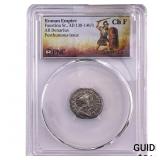 Roman Faustina Sr.,AD 138-140/1 AR Denarius PNC C