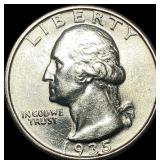 1935-S Silver Washington Quarter NICELY  CIRCULAT