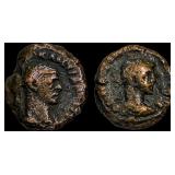 [2 Coins] 235-284 AD Roman Egypt BI Tetradrachm NE