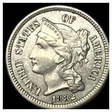 1882 Nickel Three-Cent Piece UNCIRCULATED