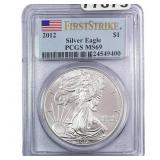 2012 Silver Eagle PCGS MS69
