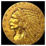 1909 Indian Head Half Eagle $5 Gold UNCIRCULATED