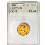 1960 Lincoln Memorial Cent ACG PR69