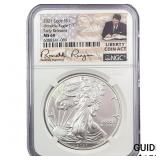 2021 Silver Eagle NGC MS69
