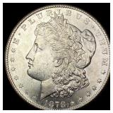 1878-S Silver Morgan Dollar CHOICE BU