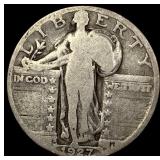 1927-S Silver Standing Liberty Quarter NICELY  CI