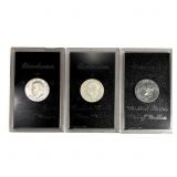 [3 Coins] 1973 Eisenhower Dollar Proof