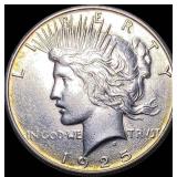 1925-S Silver Peace Dollar UNCIRCULATED