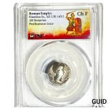 Roman Faustina Sr.,AD 138-140/1 AR Denarius PNC C