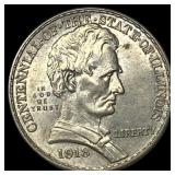 1918 Illinois Centennial Silver Half Dollar UNCIRC
