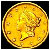 1851 Gold $1 Type 1 CHOICE AU