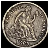 1889 Seated Liberty Dime CLOSELY UNCIRCULATED