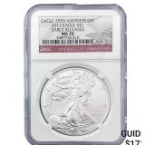 2011 Silver Eagle NGC MS70