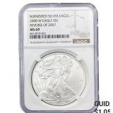2008-W Rev 07 Silver Eagle NGC MS69