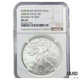 2008-W Rev 07 Silver Eagle NGC MS69