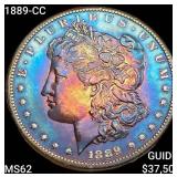 1889-CC Morgan Silver Dollar UNCIRCULATED