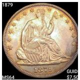 1879 Seated Liberty Half Dollar CHOICE BU