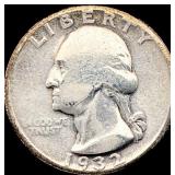 1932-D Silver Washington Quarter NICELY CIRCULATED
