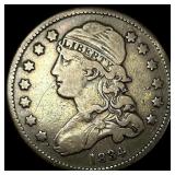 1834 Capped Bust Silver Quarter  LIGHTLY  CIRCULA