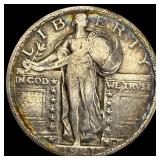 1921 Silver Standing Liberty Quarter NEAR UNC