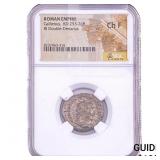 Roman Gallienus,AD 253-268 BI Double-Denarius NGC
