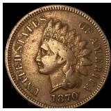 1870 Indian Head Cent LIGHTLY CIRCULATED