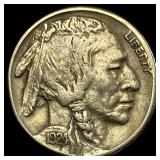 1924-S Buffalo Nickel NEARLY UNCIRCULATED