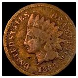 1868 Indian Head Cent LIGHTLY CIRCULATED