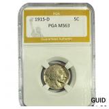 1915-S Buffalo Nickel PGA MS63